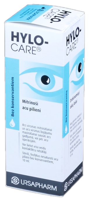 HYLO-CARE acu pilieni, 10 ml - 1