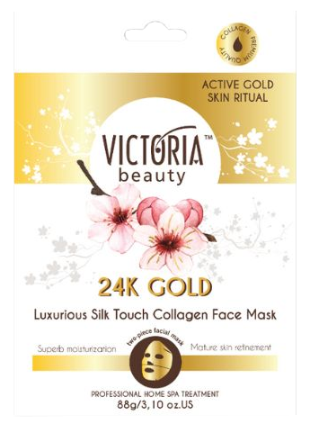 VICTORIA BEAUTY 24K Gold Collagen sejas maska, 1 gab. - 1