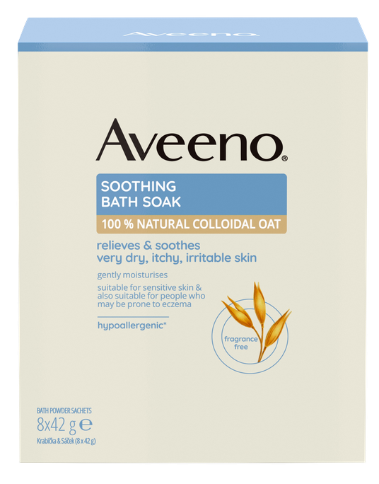AVEENO Soothing Bath Soak 42g vannas sāls, 8 gab. - 1