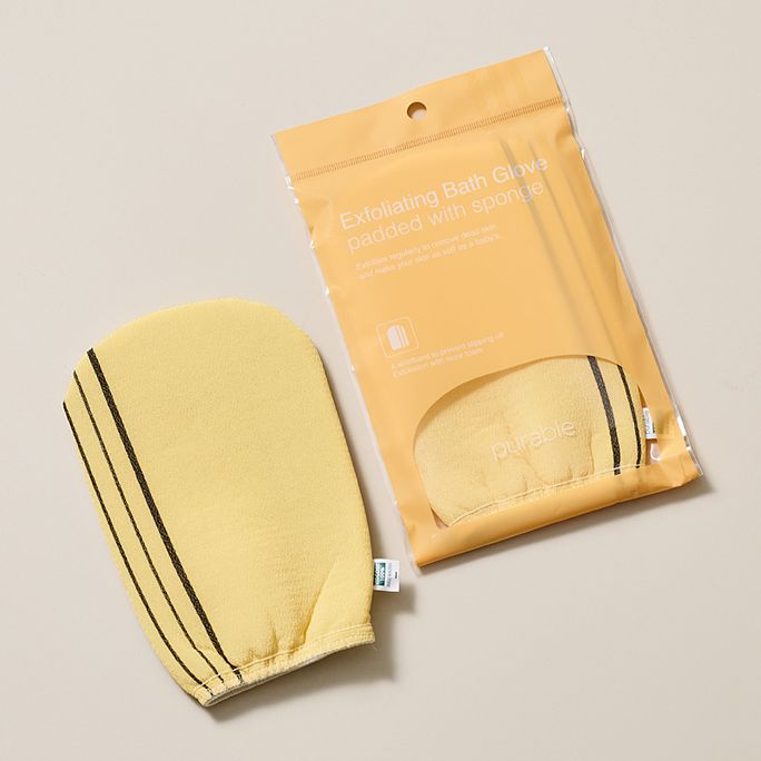 PURABLE Exfoliating Bath Glove pīlinga cimds, 1 gab. - 3