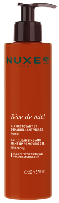 NUXE Reve de Miel Face Cleansing and Make-Up Removing gelis, 200 ml - 1