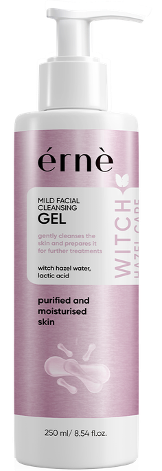 ERNE Witch Hazel Extract, Lactic Acid attīroša želeja, 250 ml - 1