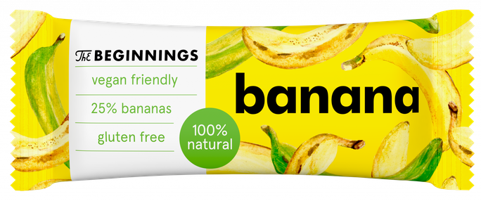 THE BEGINNINGS Banana batoniņš, 40 g - 1