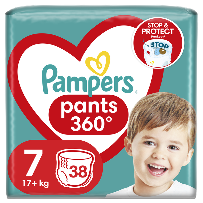 PAMPERS Pants-7 (17+kg) biksītes, 38 gab. - 1