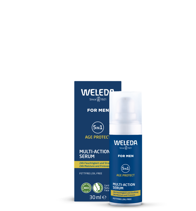 WELEDA For Men 5in1 Age Protect serumas, 30 ml - 3