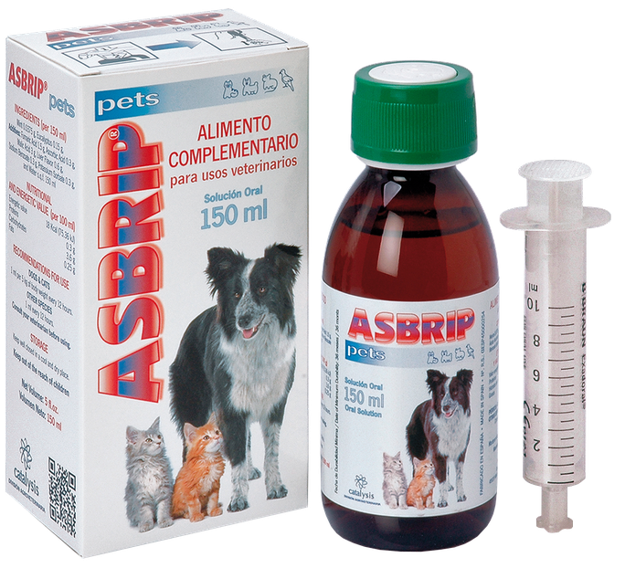 CATALYSIS Asbrip Pets papildbarība, 150 ml - 1