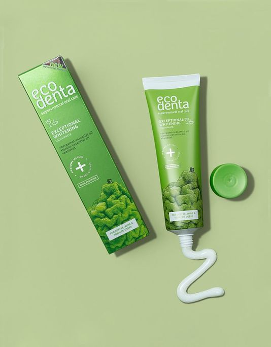 ECODENTA With Bergamot And Lemon Essential Oils zobu pasta, 100 ml - 3