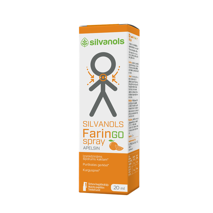 FARINGOSPRAY Apelsīnu sprejs, 20 ml - 3