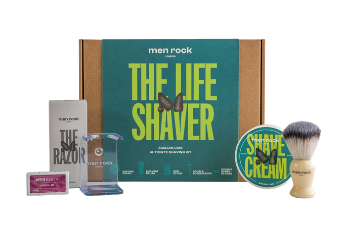 MEN ROCK Sicilian Lime, Ultimate Shaving komplekts, 1 gab. - 1