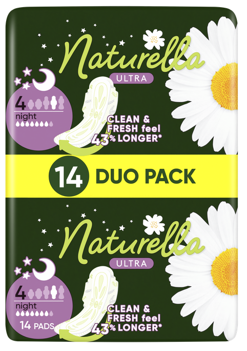 NATURELLA Ultra Night higiēniskās paketes, 14 gab. - 1