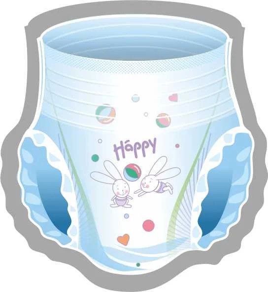 HAPPY   Pants Maxi 4 , 8-14 kg autiņbiksītes, 24 gab. - 2