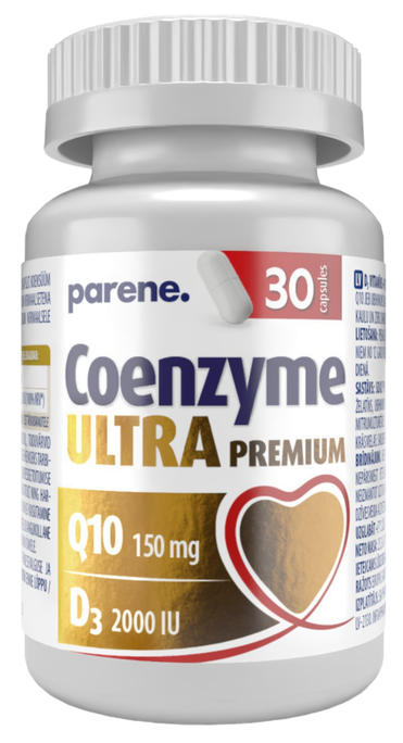 PARENE Coenzyme Ultra Premium kapsulės, 30 vnt. - 1