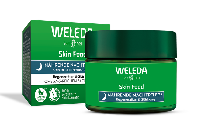 WELEDA Skin Food Nourishing Night, Dry Skin sejas krēms, 40 ml - 1
