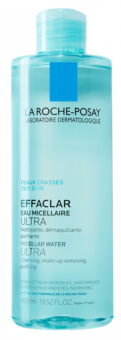 LA ROCHE-POSAY Effaclar micelārais ūdens, 400 ml - 1