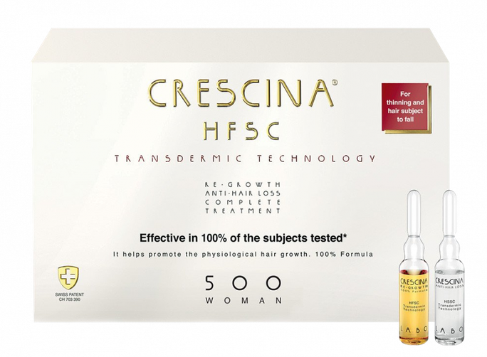 CRESCINA Transdermic 500 Woman 10+10 ampulas, - 1