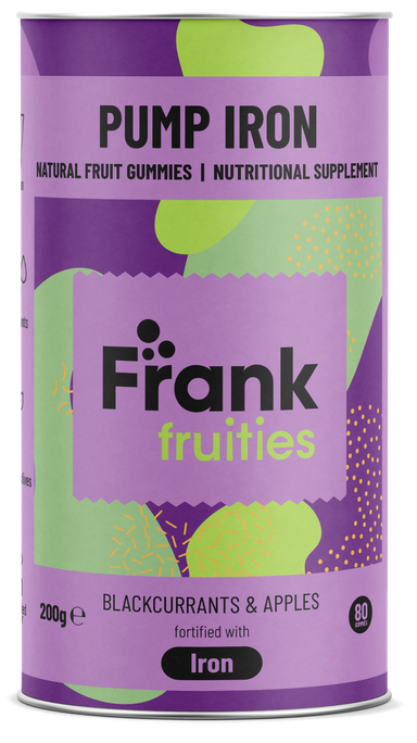 FRANK FRUITIES Pump Iron želejas konfektes, 80 gab. - 1