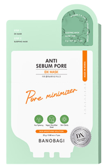 BANOBAGI Derma Expert 2 Step Pore Care veido kaukė, 1 vnt. - 1