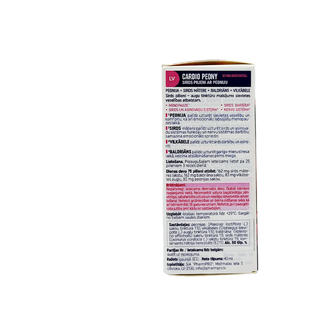 911 Cardio Peony pilieni, 40 ml - 3