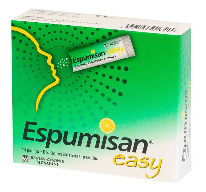 ESPUMISAN Easy 125mg paciņas, 14 gab. - 1