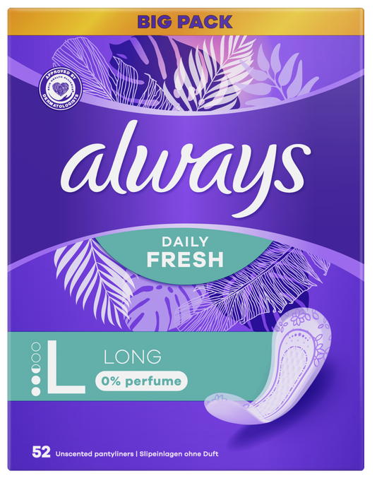 ALWAYS Daily Liners Long ikdienas ieliktnīši, 52 gab. - 1