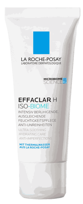LA ROCHE-POSAY Effaclar H Iso-Biome Ultra Soothing Hydrating Care Anti-Imperfections sejas krēms, 40 ml - 1