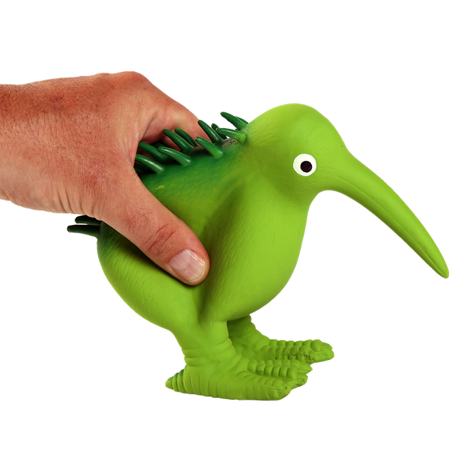 KIWI WALKER Whistle, M Izmēra, Zaļa, Lateksa rotaļlieta, 1 gab. - 3