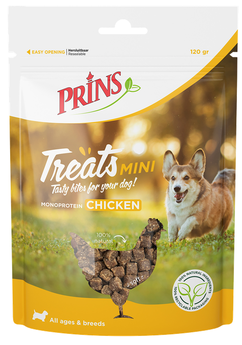 PRINS Treats Mini Chicken kārumi, 120 g - 1