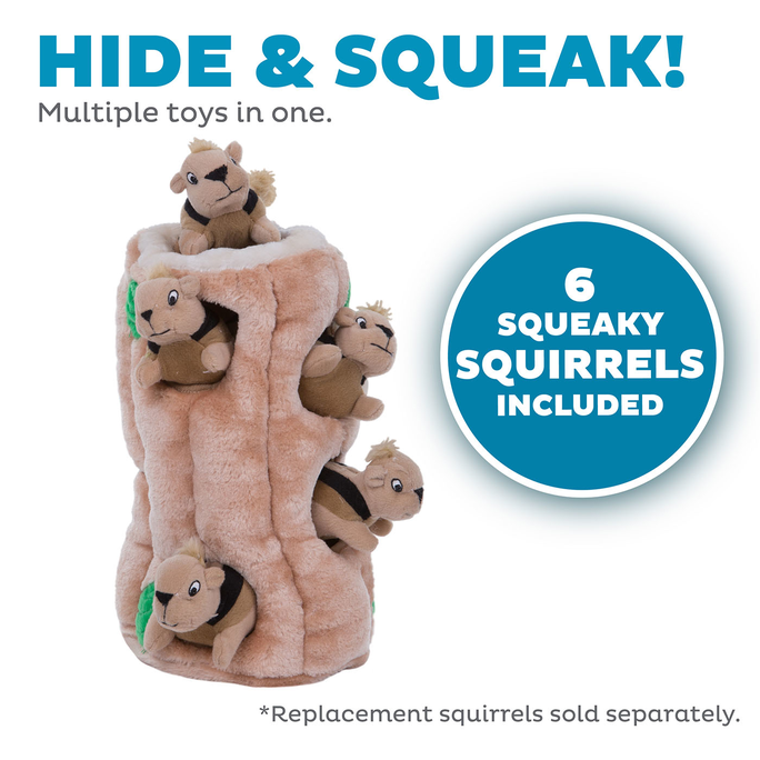 OUTWARD HOUND Hide a Squirrel, Brūna, XL rotaļlieta, 1 gab. - 2