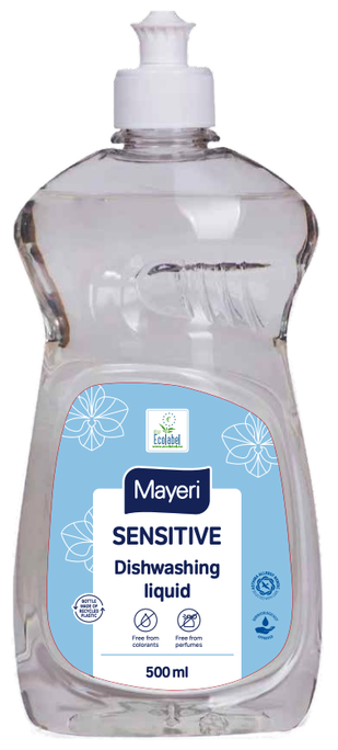 MAYERI Hipoalerģisks Sensitiv trauku mazgāšanas līdzeklis, 500 ml - 1