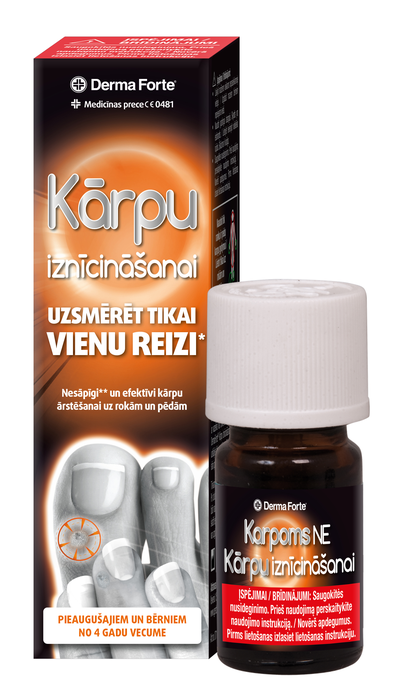 DERMA FORTE līdzeklis kārpu iznīcināšanai, 2 ml - 2