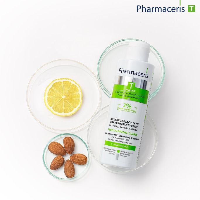 PHARMACERIS T Sebo-Almond-Claris attīrošs līdzeklis, 190 ml - 2