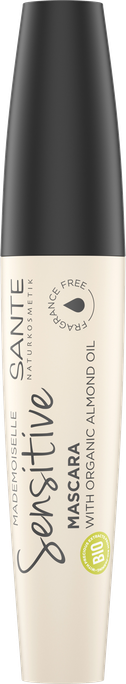 SANTE Mascara Mademoiselle Sensitive Black skropstu tuša, 12 ml - 1