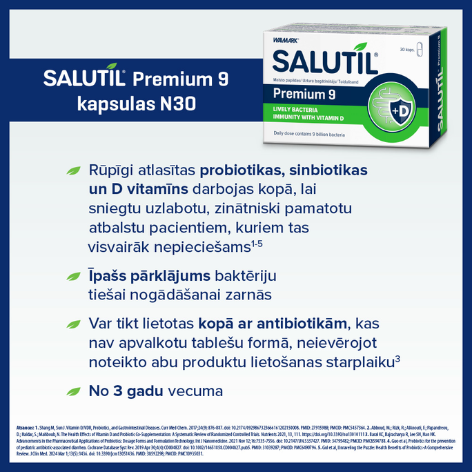 SALUTIL Premium 9 kapsulas, 30 gab. - 3
