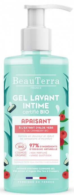 BEAUTERRA Bio Calming intīmās kopšanas želeja, 500 ml - 1
