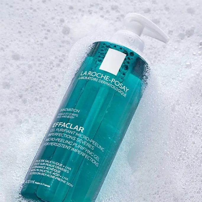 LA ROCHE-POSAY Effaclar Micro Peeling attīrošs gels, 400 ml - 3
