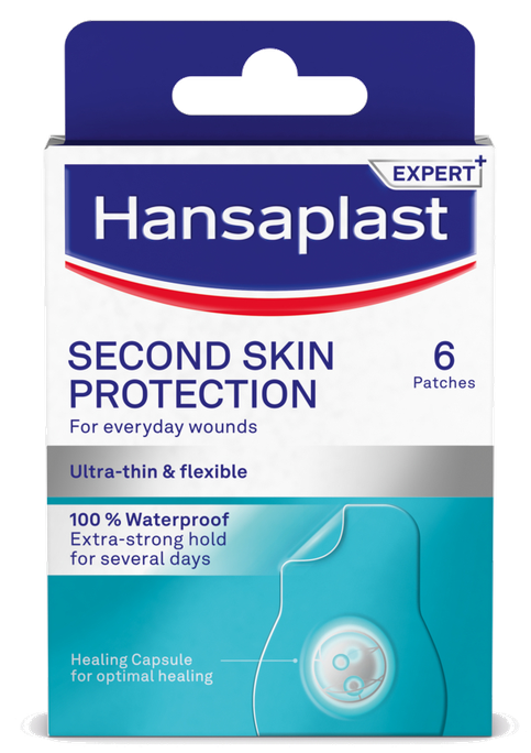 HANSAPLAST Second Skin Protection Hydrocolloid plāksteri, 6 gab. - 1