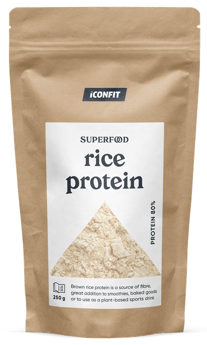 ICONFIT Brown Rice Protein 80 % pulveris, 200 g - 1