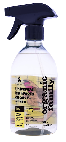 PURENN Superhero Universāls Vannas Istabas tīrīšanas līdzeklis, 500 ml - 1