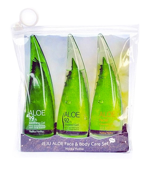 HOLIKA HOLIKA Jeju Aloe Face And Body Care komplekts, 165 ml - 1