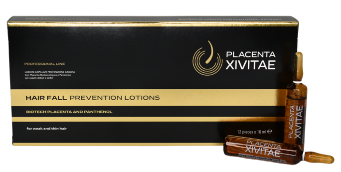 PLACENTA XIVITAE Ar Placentu Matu Izkrišanas Novēršanai 10 ml, losjons, 12 gab. - 1