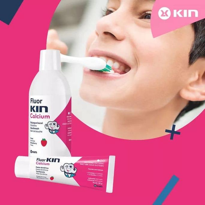 KIN Fluor Calcium zobu pasta, 75 ml - 2