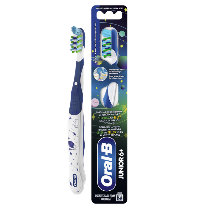 ORAL-B Junior 6-12y, Extra soft zobu birste, 1 gab. - 2