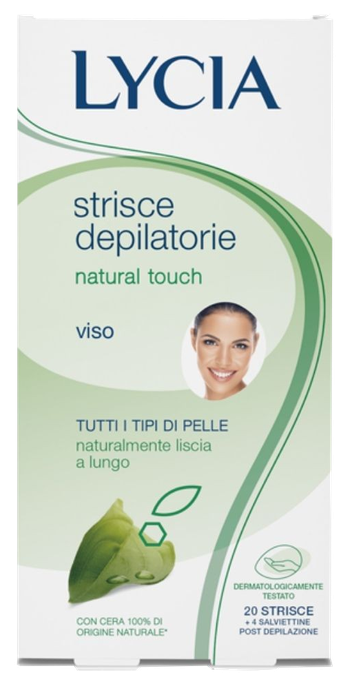 LYCIA Natural Touch sejai piemērotas depilācijas vaska strēmeles, 20 gab. - 1