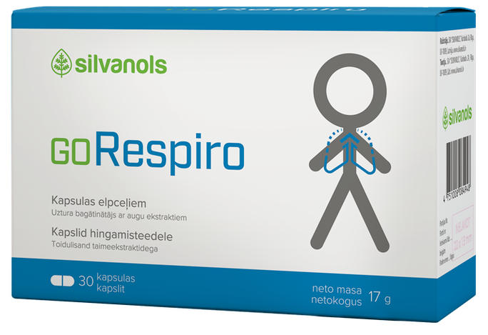 GORESPIRO Ar augu ekstraktiem kapsulas, 30 gab. - 1