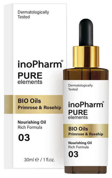 INOPHARM Bio Oil Primrose & Rosehip sejas eļļa, 30 ml - 1