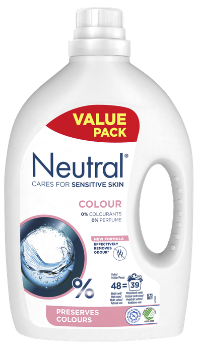 NEUTRAL Colour šķidrais veļas mazgāšanas līdzeklis, 1950 ml - 1