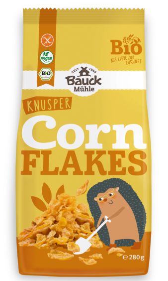 BAUCK HOF Bio, Kraukšķīgas Kukurūzu pārslas, 280 g - 1