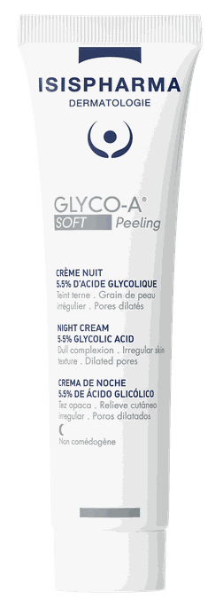 ISISPHARMA Glyco-A SOFT Peeling 5,5 % Night pīlings, 30 ml - 1