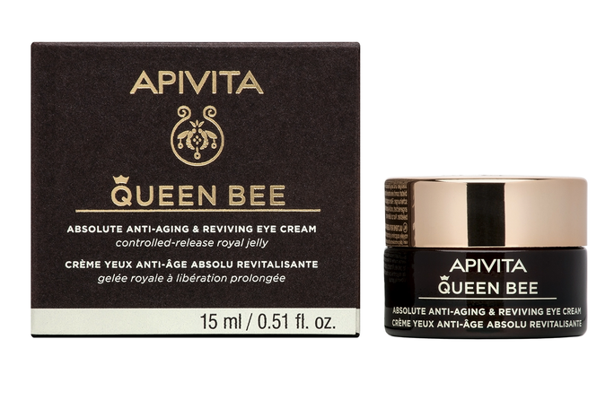APIVITA Queen Bee Holistic Age Defense acu krēms, 15 ml - 2
