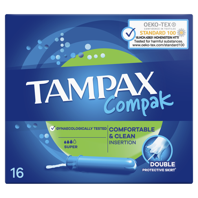 TAMPAX Compak Super tamponi, 16 gab. - 1